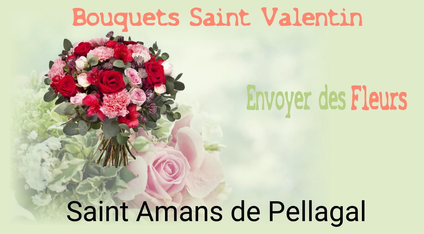 Roses de Saint-Valentin livrées à Saint-Amans-de-Pellagal